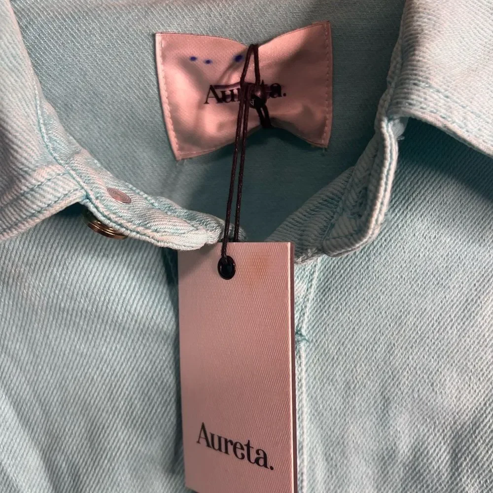 Aureta x Free People Lottie Denim Jacket & Mini Skirt Set - Picture 5 of 9